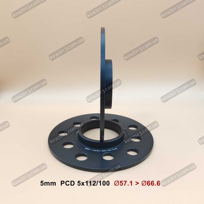 Проставки 5мм 0,5см PCD 5x112-100 DIA 57.1 для Audi Volkswagen Skoda