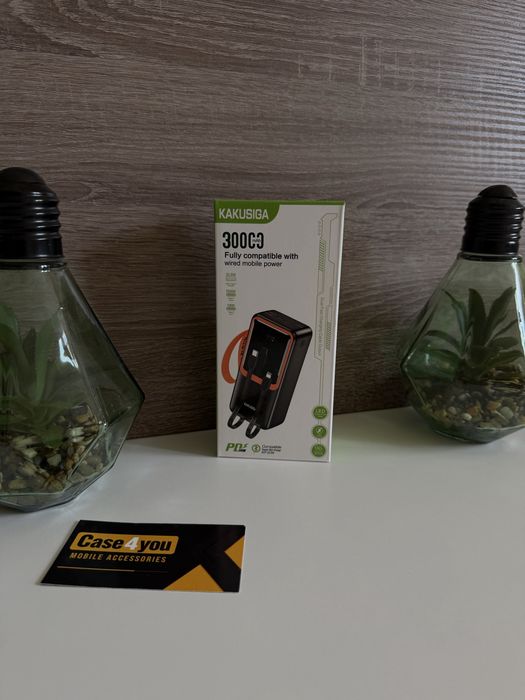 Power bank 30000 m/ah fast KSC-1089 з кабелями / Повер банк 30000 m/ah швидка зарядка