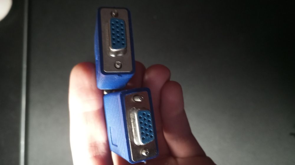 Перехідник VGA - 2 VGA 10 см