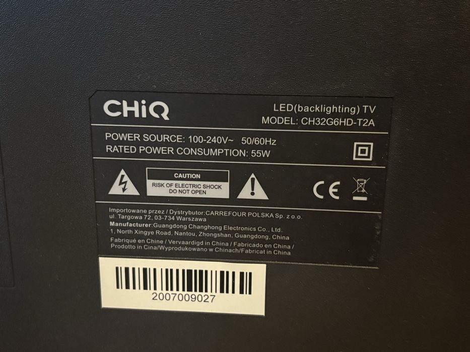 Telewizor Chiq CH32G6HD-T2A 31,5 cali