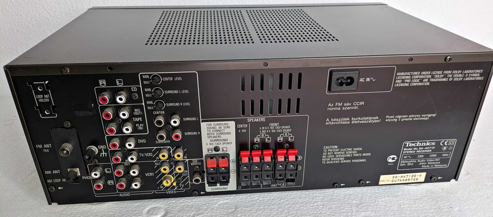 Amplificador Sintonizador Technics