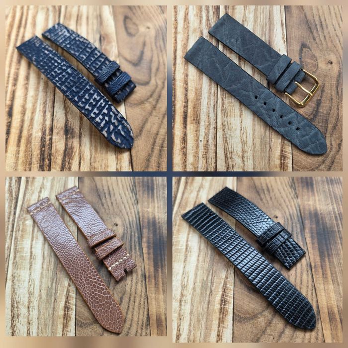 Ремешок из кожи крокодила для годинника 20 мм, tissot, Breitling,omega