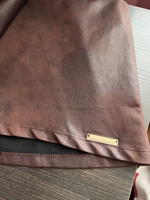 Сукня-туніка Passion Line M-L під коричневу еко-шкіру