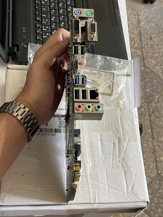 Материнська плата s1151 g6-7 Intel H110 2*DDR4 Asus H11OM-A/M.2 mATX