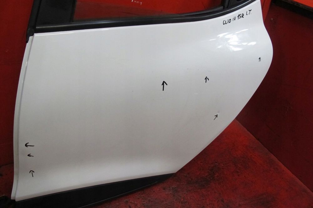 renault clio 4 iv białe ov369 0v369 drzwi tył lewe 5d