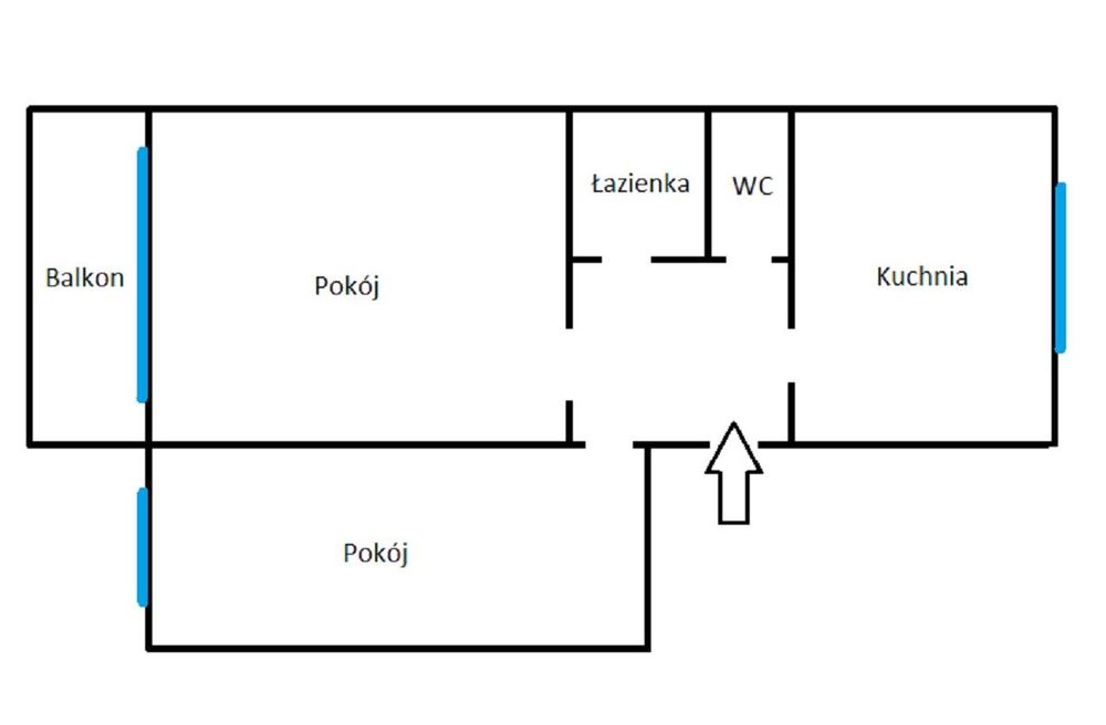 BEZ PROWIZJI**2 Pokoje, Czechów, Rogowskiego 1 !