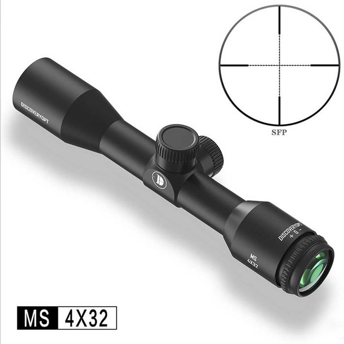 Прицел оптический Discovery MS 4x32 для мощной пневматики