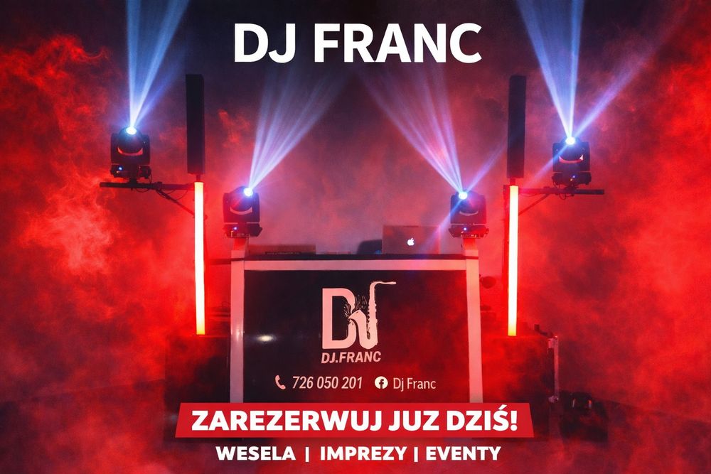 Dj , Wodzirej na wesela i imprezy okolicznościowe. Dobre ceny.