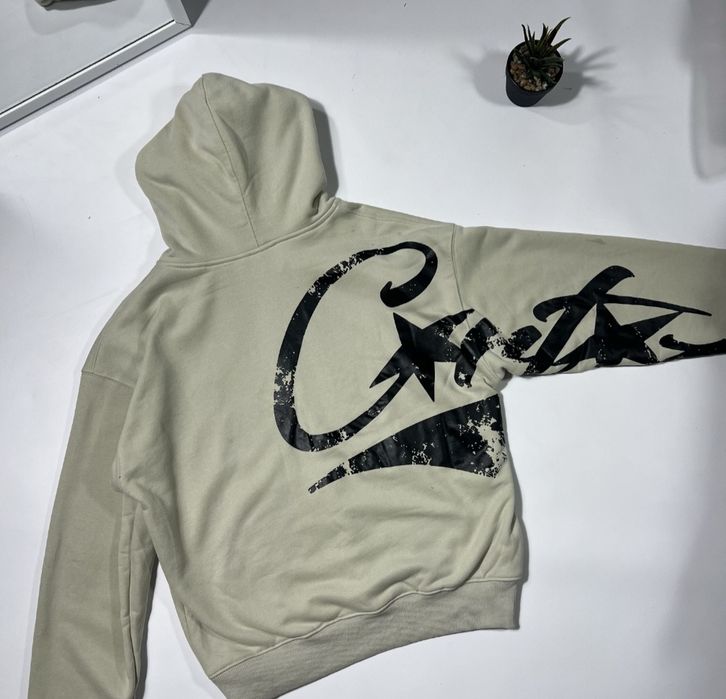 Худі бежевого кольору Corteiz S M