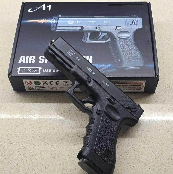 Пістолет на кульках GLOCK 17 Глок метал  пластик дитячий іграшковий