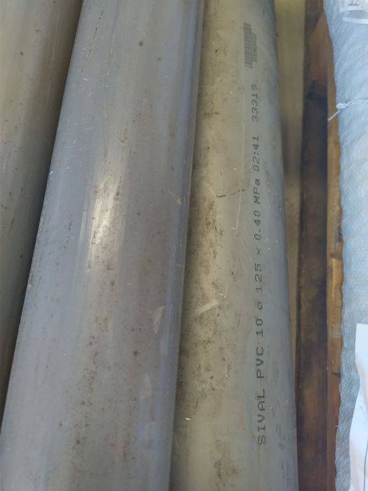 10 Tubos de PVC hidropress DN 90x4,3 pn10bar