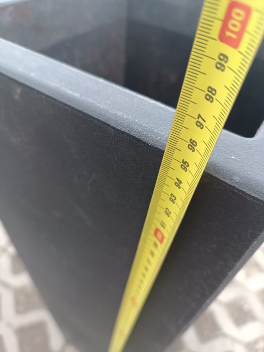Donica plastikowa wysoka doniczka wąska prosperplast kwietnik