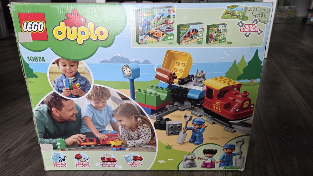 Lego duplo pociąg parowy 10874