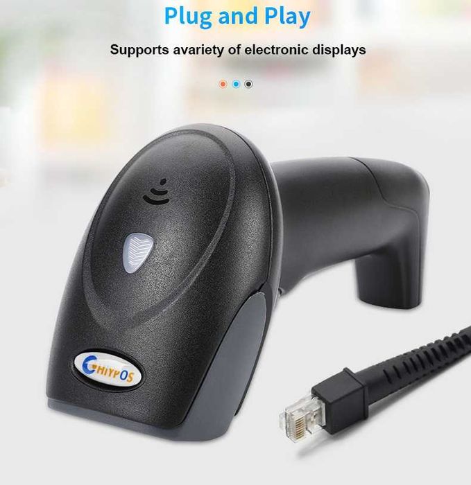 Scanner Leitor codigo de barras QR CODE Alta sensibilidade USB NOVO