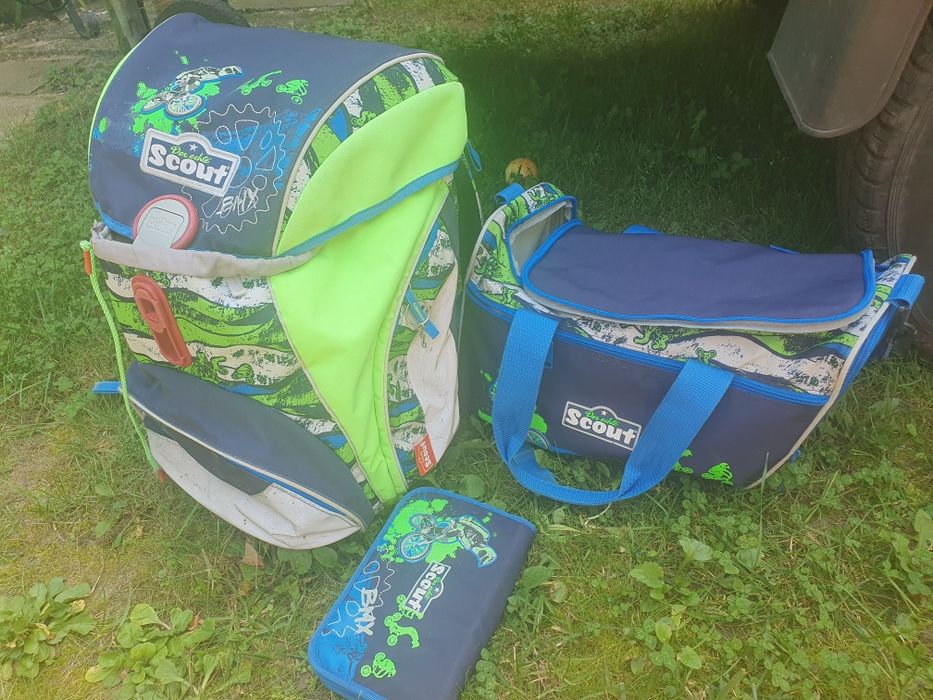 Scout plecak tornister szkolny piornik torba sportowa