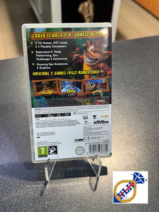 Grę na Nintendo Switch crash bandicoot n.sane trilogy  Możliwa Wysyłka