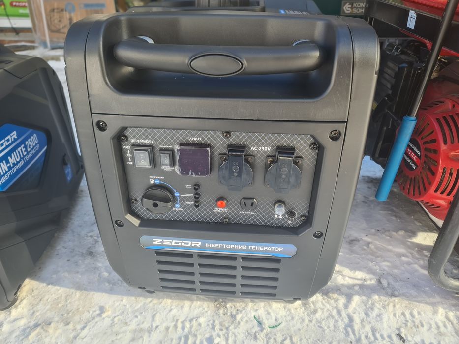 Інверторний бензогенератор Zegor din-mute 2500, din- mute 4500