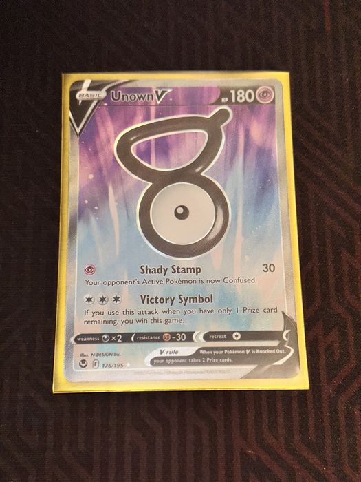Carta Pokemon Unown V