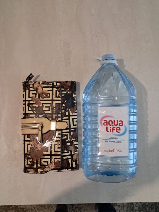 Сумка клатч жіноча бежевого коричньова