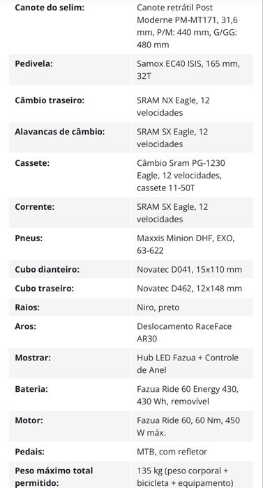 E-bike Focus Jam2 SL 8.2 Carbono 2025