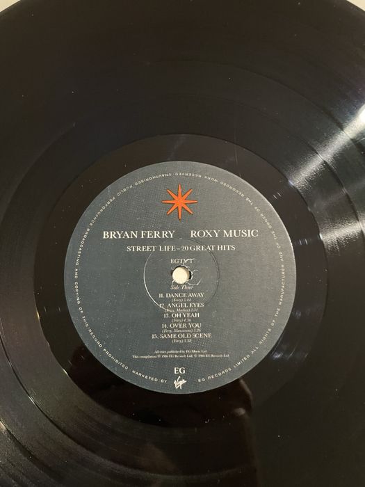 Bryan Ferry Roxy Music 20 Greatest Hits UK EX 1986