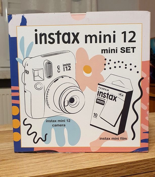 NOWY Aparat Fujifilm Instax Mini 12 Purpurowy + wkłady 10szt [Białystok]