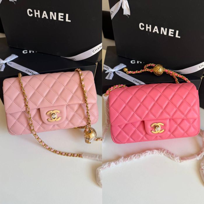 Сумка Chanel Classic рожева, біла, чорна, лавандова, жовта