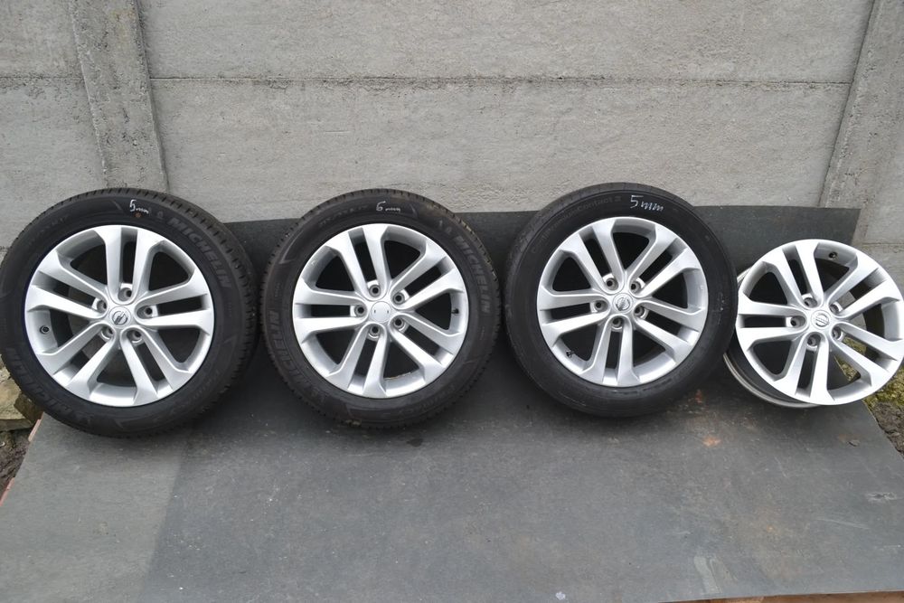 NISSAN JUKE LEAF QASHQAI TIDA ALUFELGI FELGI ALUMINIOWE 7x17 ET47 5x114.3