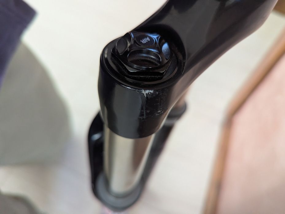 Повітряна вилка rock shox recon silver 120 мм