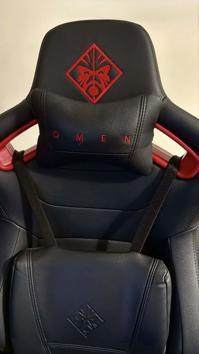 HP Omen Citadel Cadeira Gaming Preta/Vermelha