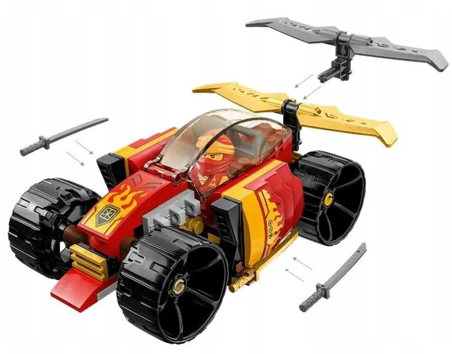 ZESTAW 2 in 1 LEGO 71782 Ninjago Smok Ziemi+ 71780 Samochód ninja Kaia