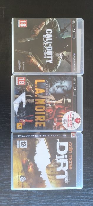 La noir/Call of duty black ops/Colin McRae dirt PlayStation 3