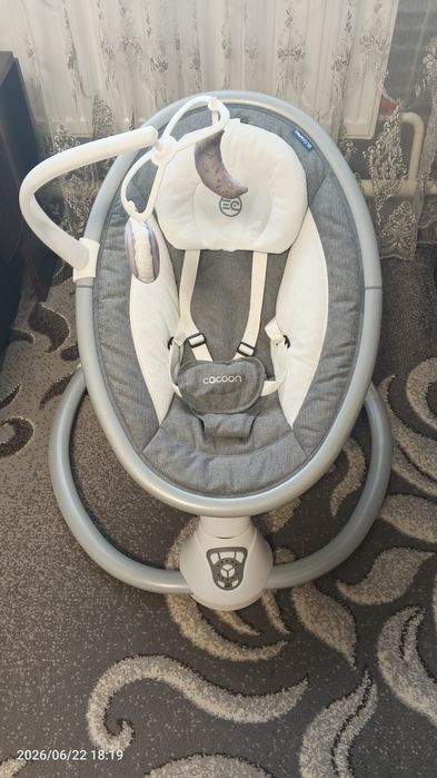 Гойдалка El Camino ME 1073 Cocoon Gray Linen (ME 1073 gray linen)