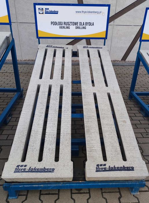 Ruszta betonowe dla bydła i trzody