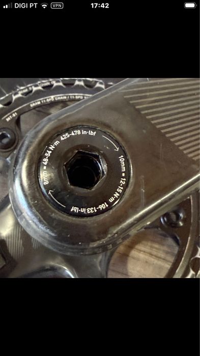 Pedaleiro sram red gxp