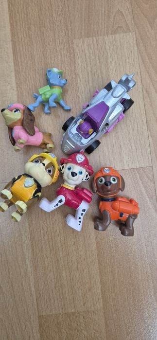 Zabawki Psi Patrol Figurki Rumble 6 sztuk