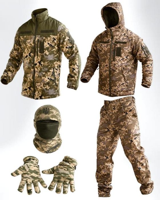 Зимовий тактичний костюм PATRIOT 5в1 піксель ВТ6944(18 - 01)
