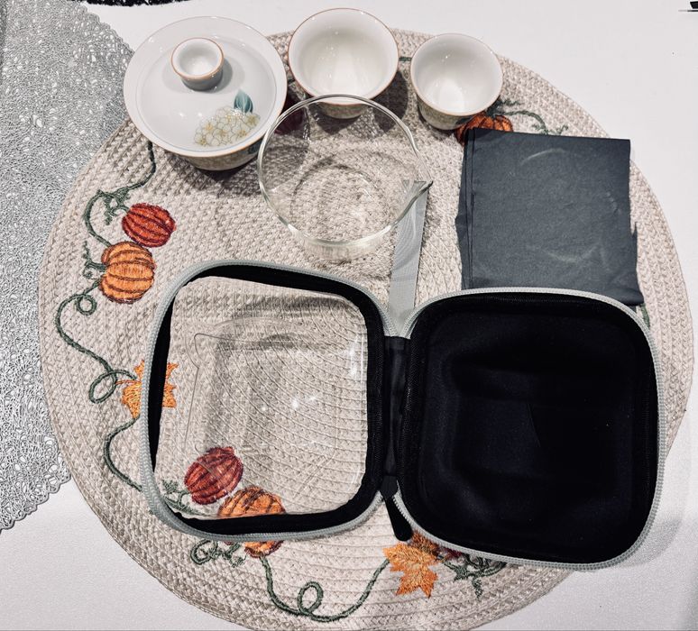 Керамічний чайний набір «Гортензія»