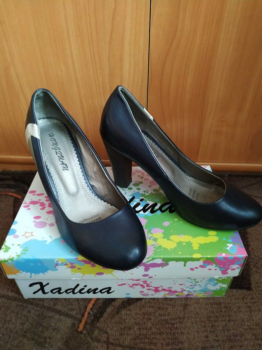 Туфли кожаные женские