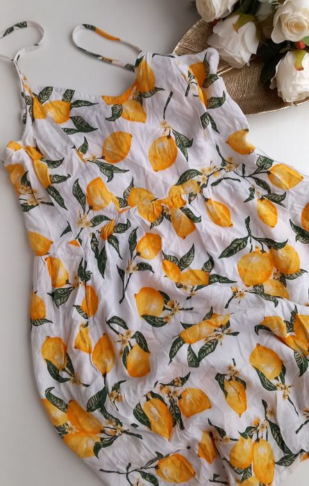 Sukienka cytryny H&M r.32 XS/S