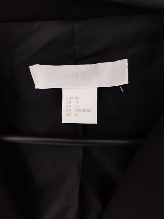 Żakiet damski czarny hm