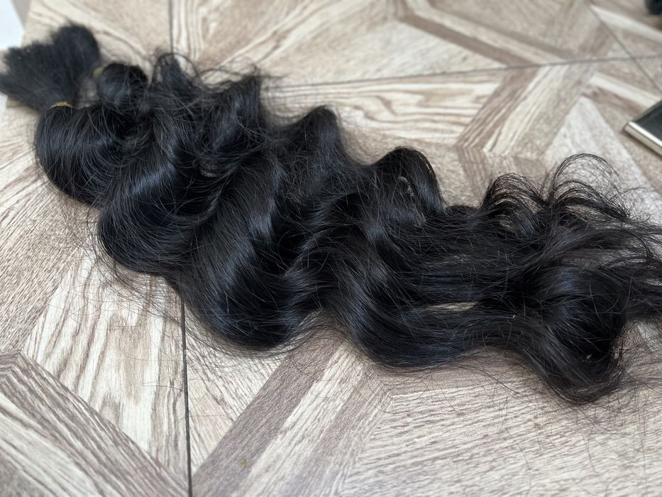 Włosy dziewicze krecone 80cm 195gr.