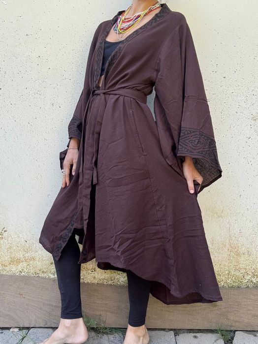 Kimono bawełniane etno