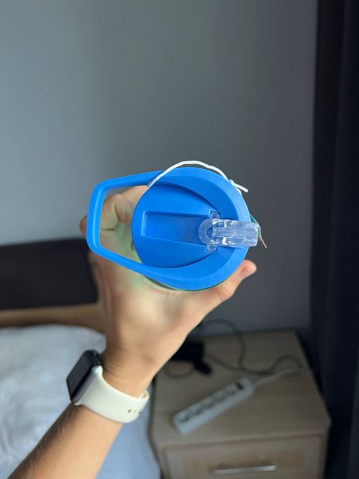 Бутилка для води дитяча з трубочкою