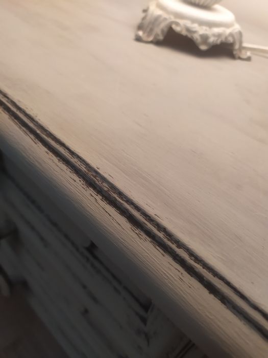 Szafka nocna drewniana,  stolik nocny, komoda, komódka, shabby chic