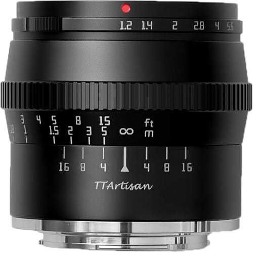 TTArtisan 50mm f1.2 APS-C bagnet Sony E