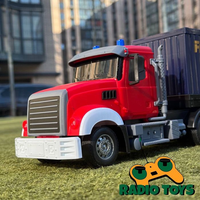 Фура на радиоуправлении American Truck 59 см Красная | Грузовик