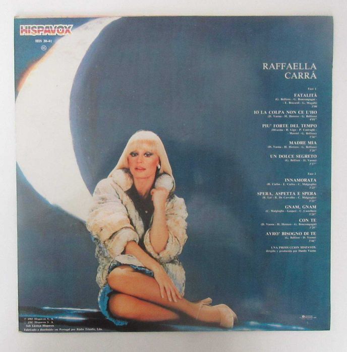 RAFFAELLA CARRÀ - Fatalità (LP)