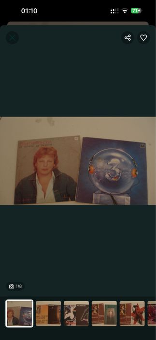 Discos de vinil antigos, coleção, em muito bom estado