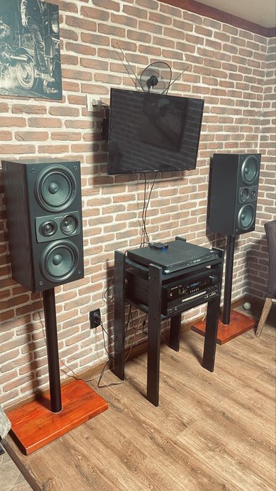 Рессивер підсилювач Harman kardon AVR4000+DVD з колонками та стійкой